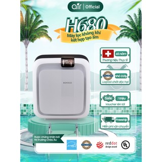Máy lọc không khí kết hợp tạo ẩm cao cấp 3in1 BONECO H680 Khuếch tán tinh dầu khử mùi lọc bụi kháng khuẩn