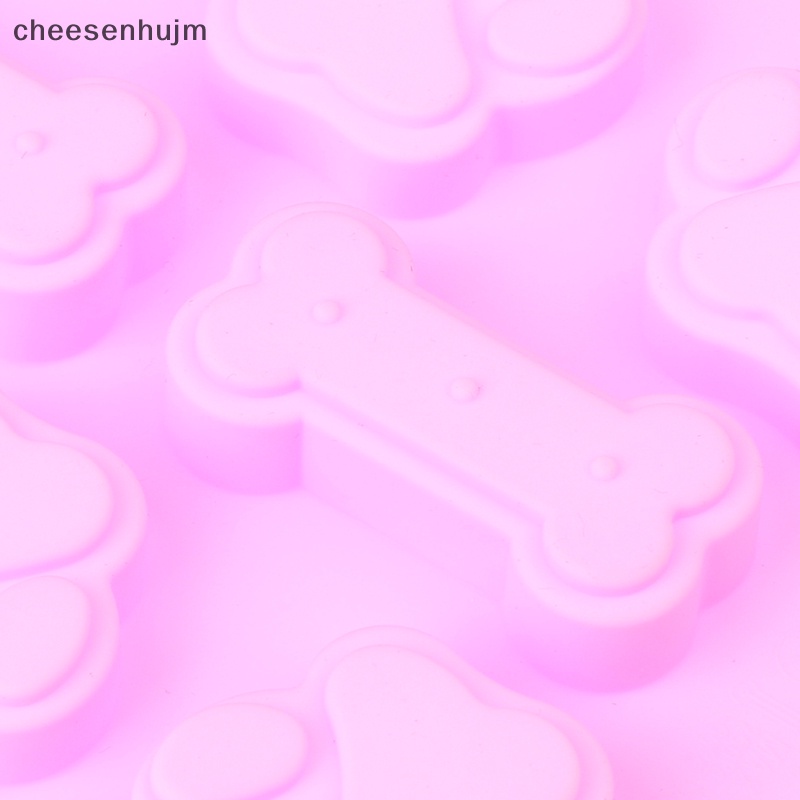 Khuôn Silicon Làm Bánh Hình Dấu Chân Chó Đáng Yêu