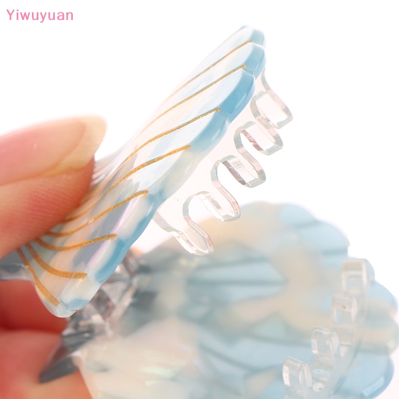 1 Kẹp Tóc Móng Vỏ Sò Bằng Nhựa Acrylic Cho Nữ