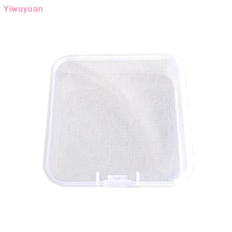 Hộp Nhựa PP Trong Suốt Hình Vuông 7.5cm Đựng Trang Sức Có Nắp Đậy