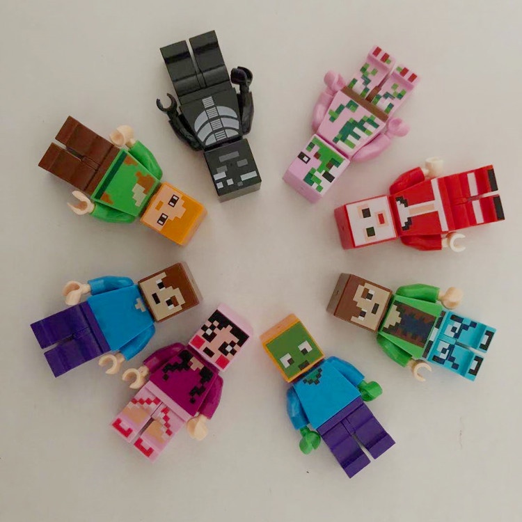 Bộ Đồ Chơi Lắp Ráp Minecraft 8 Mẫu Khác Nhau Cho Bé