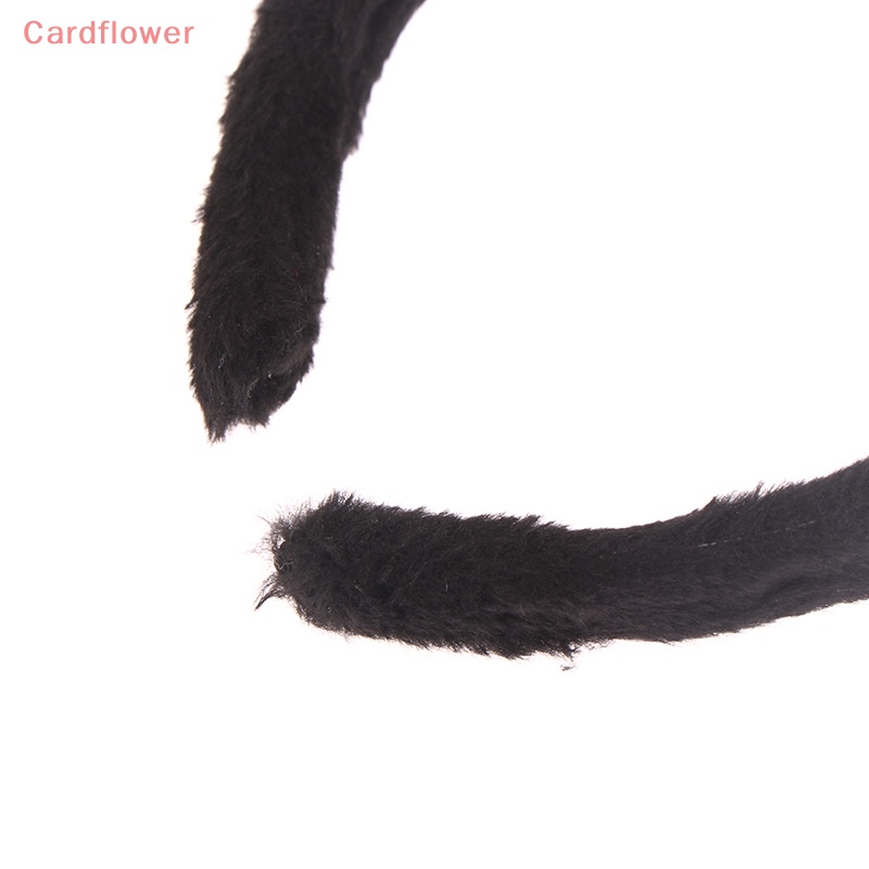 < Cardflower > Băng Đô Tai Mèo Bông Mềm Mại Sáng Tạo Hóa Trang Động Vật Hoạt Hình