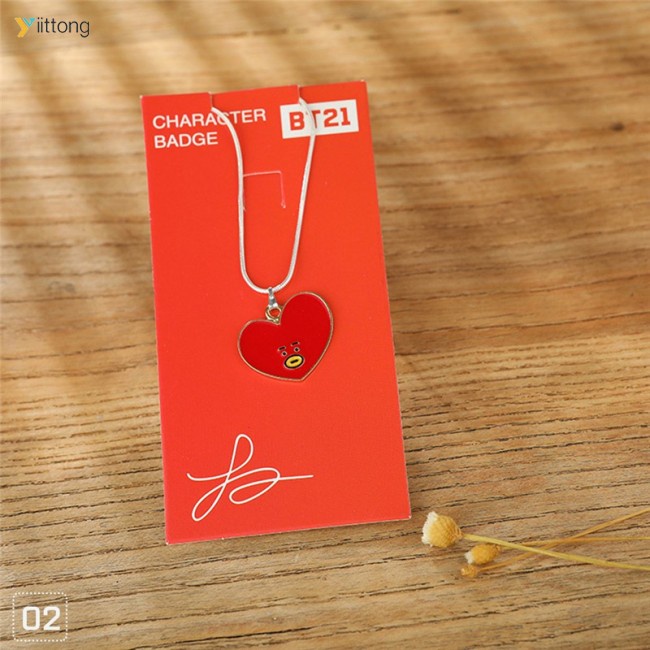 Vòng cổ Mặt Hoạt Hình BT21 BTS TATA COOKY CHIMMY