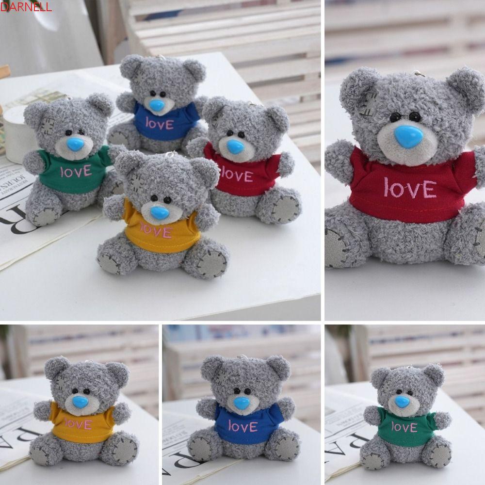 DARNELL Móc Khóa Gấu Bông 13CM Mềm Mại Xinh Xắn