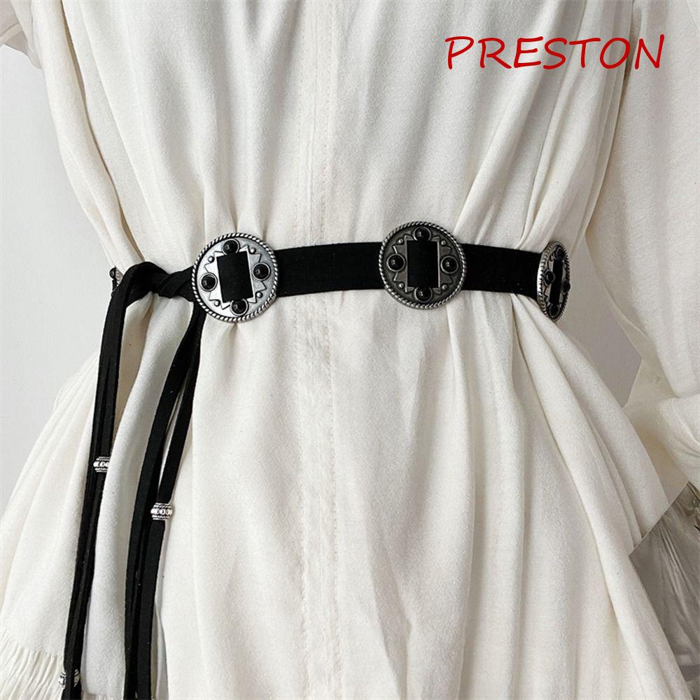 Thắt Lưng Bện Dây Tua Rua Đính Hạt Phong Cách Bohemian Cổ Điển Phương Tây