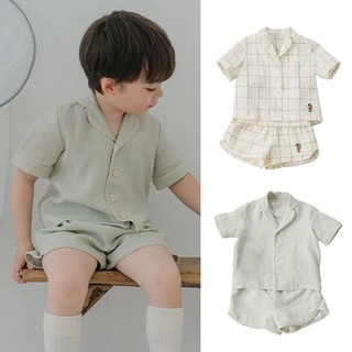 Set Áo Thun Tay Ngắn & Quần short cotton Thoải Mái Cho Bé