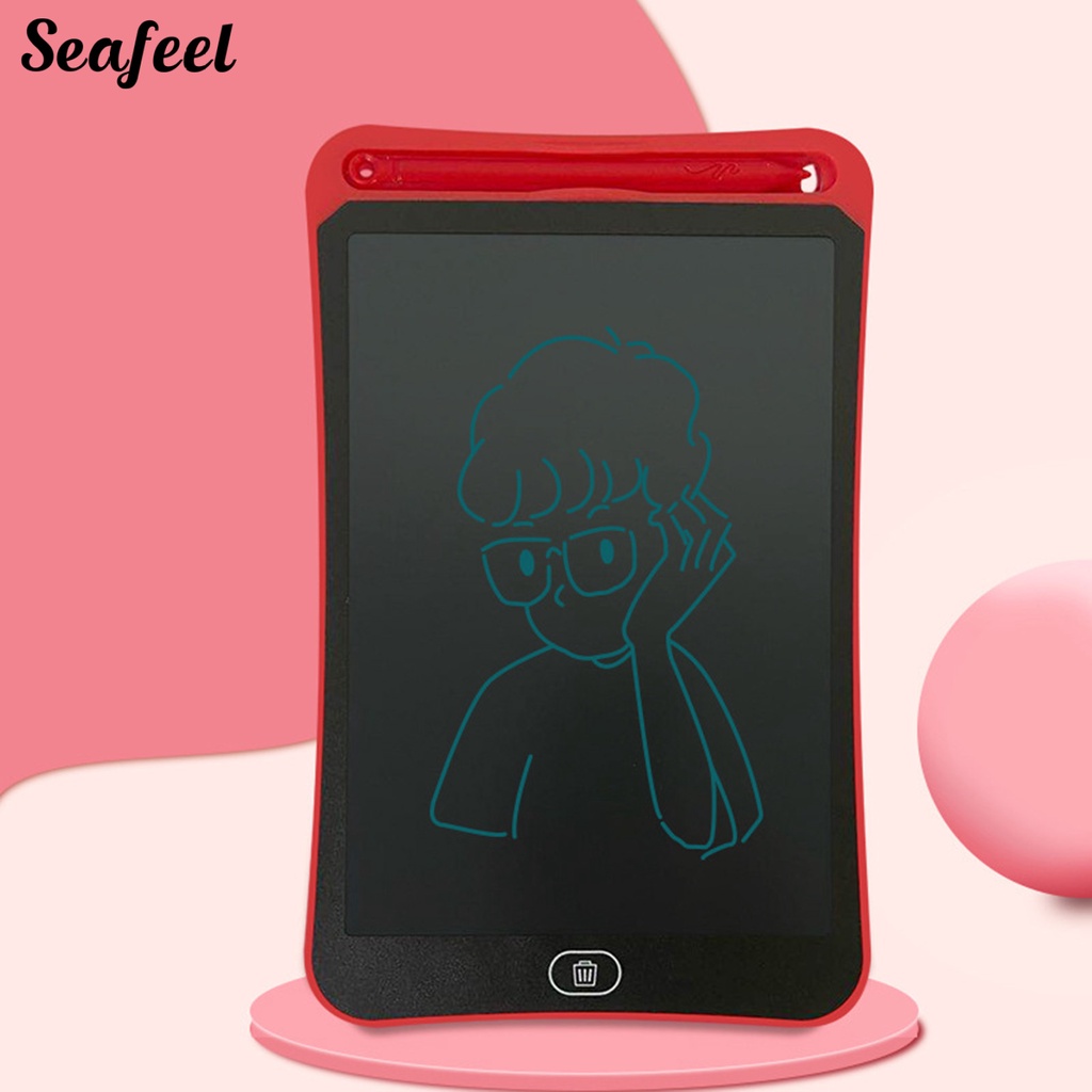 1 Bộ Bảng Viết Màn Hình LCD 4.4Inch / 6.5Inch / 8.5Inch Bằng Nhựa Chống Nước An Toàn Cho Trẻ Em