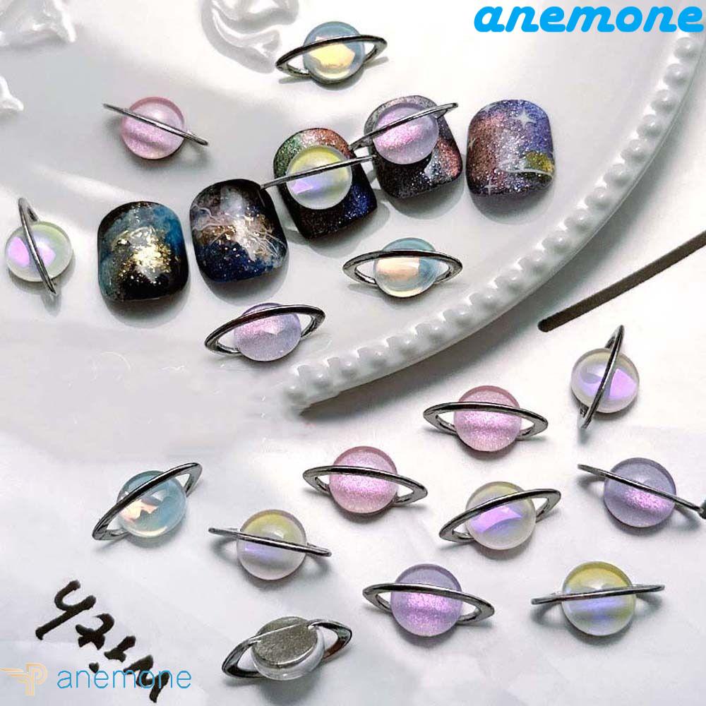 Phụ Kiện Đá Đính Trang Trí Móng Tay 3D Bằng Hợp Kim Màu Sắc Bầu Trời Đầy Sao Dành Cho Nữ