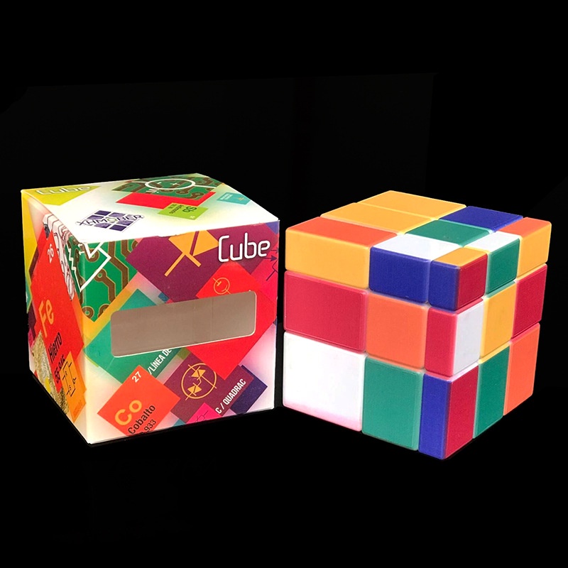 Đồ Chơi Khối Rubik 3x3 In UV Phát Triển Trí Thông Minh