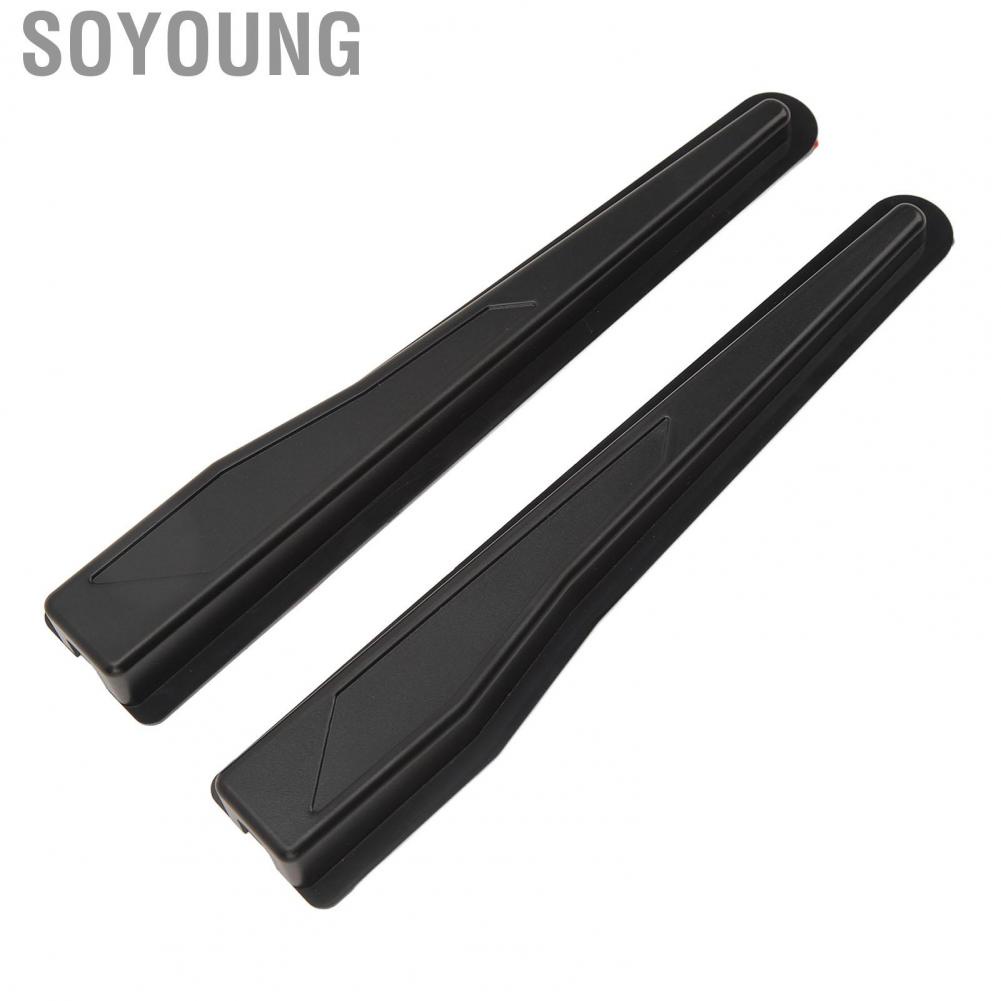 Soyoung Windshield Defogger Guards  Classic Black Rear Window Heater Protect Trim Long Lasting 1 Pair for Bronco