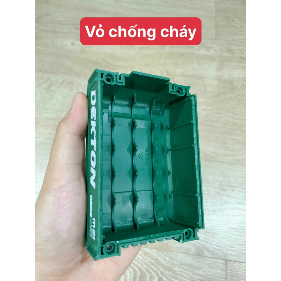 Pin dekton M21 Vỏ chống cháy / chống va đập / Pin dùng cho máy khoan/ máy mài/máy cắt CHUYÊN ĐỒ PIN