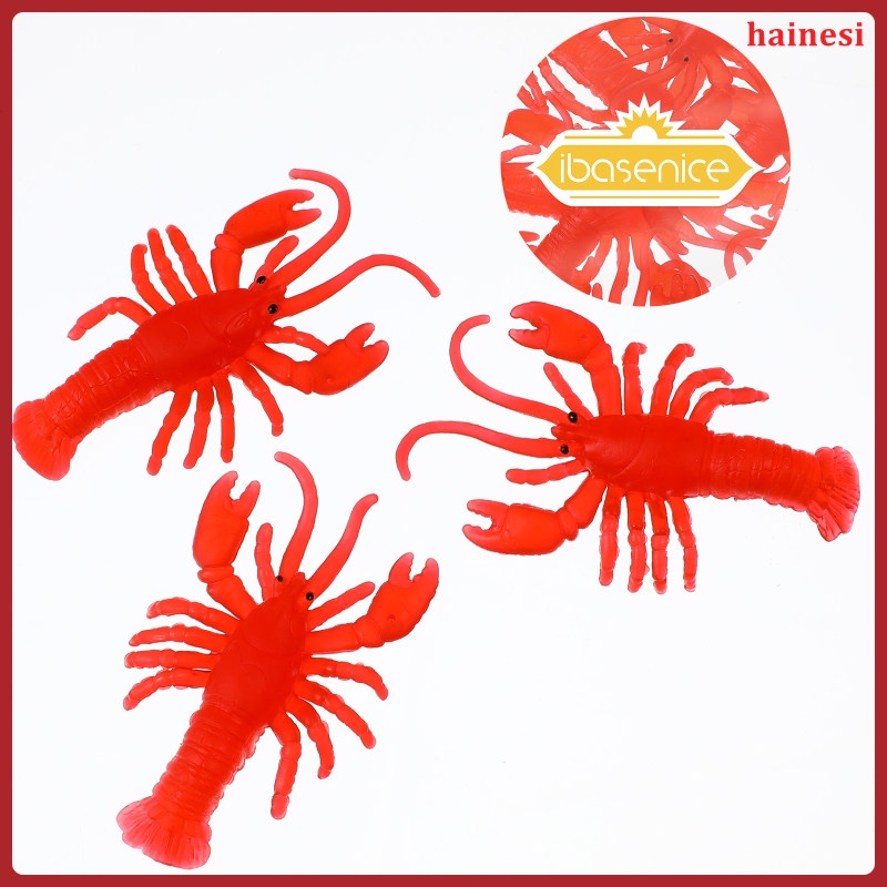 Set 12 Mô Hình Tôm Hùm Bằng Nhựa Đồ Chơi Cho Bé