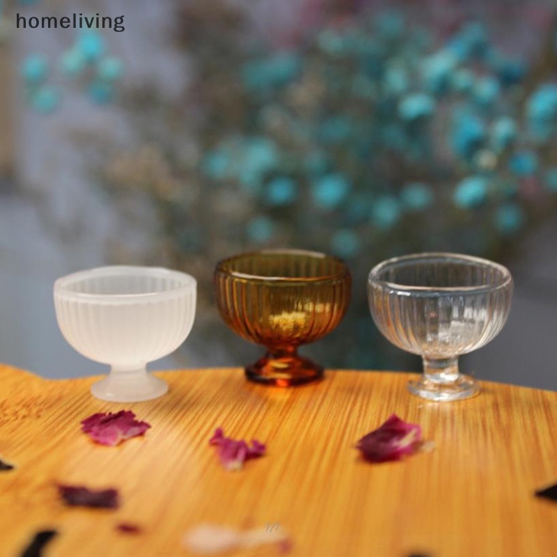 Ly Thủy Tinh Đựng Kẹo / Món Tráng Miệng Tỉ Lệ 1: 12 Trang Trí Nhà Búp Bê