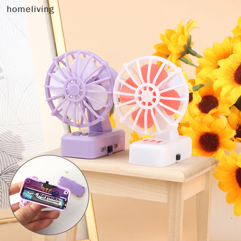 Quạt Điện Mini Để Bàn Trang Trí Nhà Búp Bê Tỉ Lệ 1: 12 1: 6