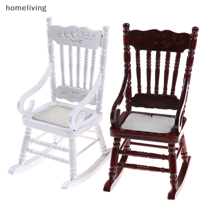 Mô Hình Ghế Bập Bênh Tỉ Lệ 1 / 12 Trang Trí Nhà Búp Bê