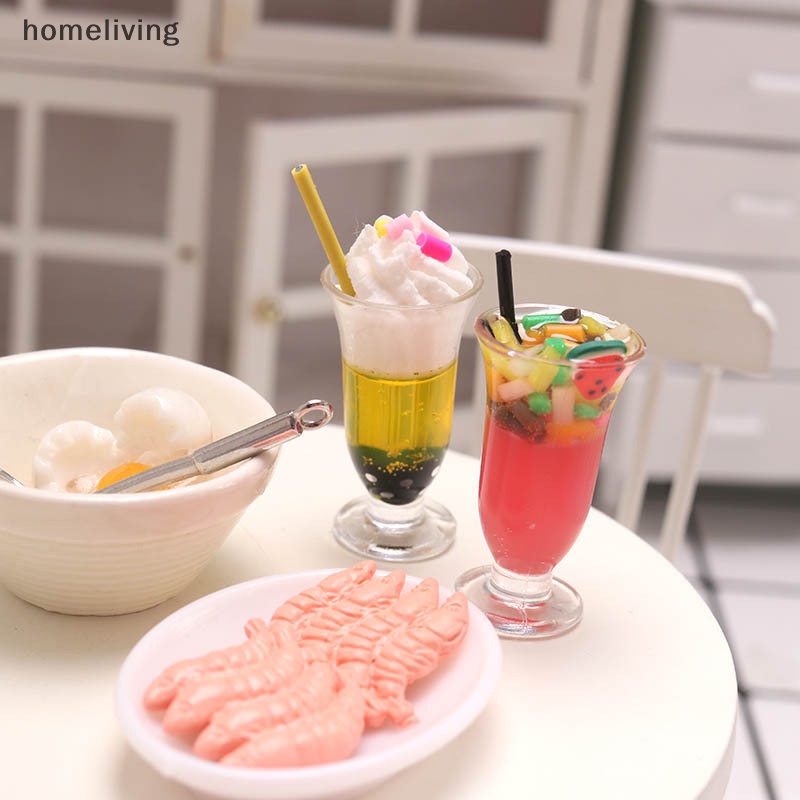 Mô Hình Chai Kem Trang Trí Nhà Búp Bê Tỉ Lệ 1: 12