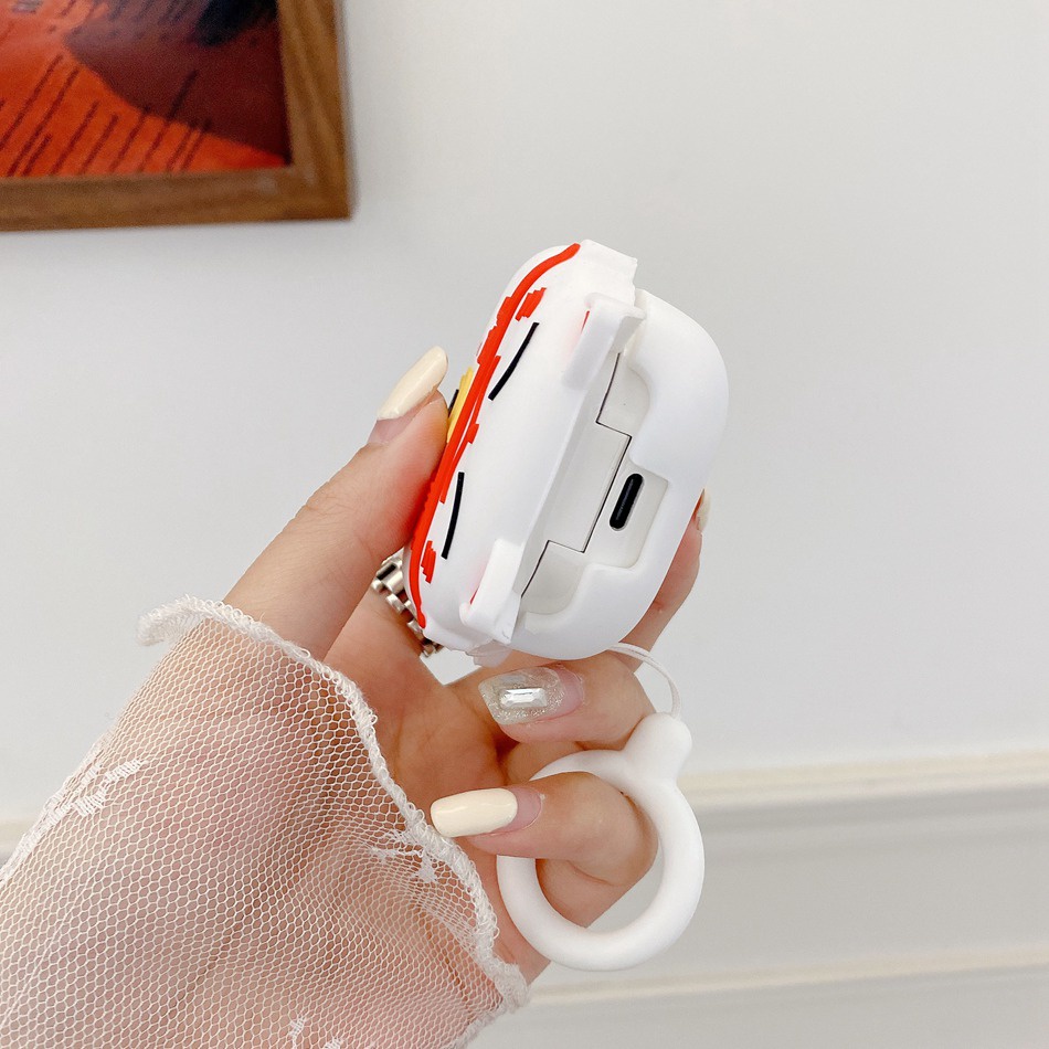 Vỏ Bảo Vệ Hộp Sạc Tai Nghe Samsung Galaxybuds2 Pro / buds live / buds Pro Bằng Silicon Hình Mèo Dễ Thương