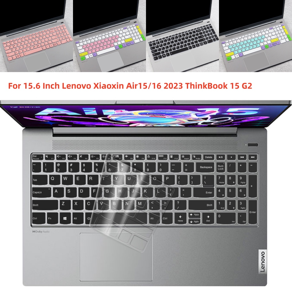 Miếng Dán Bảo Vệ Bàn Phím Bằng Silicon Mềm Siêu Mỏng Cho 15.6 Inch Lenovo Xiaoxin Air15 / 16 2023 ThinkBook 15 G2