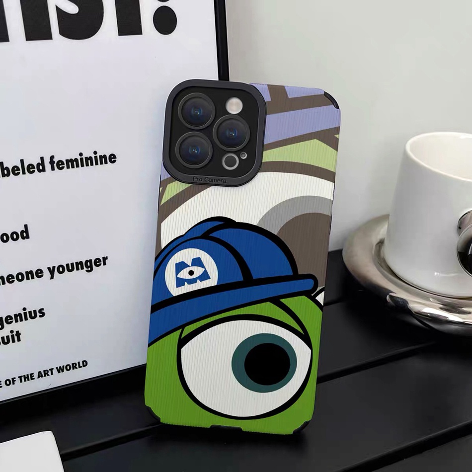 Ốp Điện Thoại Da Hoạt Hình Quái Vật Cho iPhone 11 12 13 14 Pro MAX Mini 11Pro 6 6S 7 8 Plus X XR XS MAX SE 2020