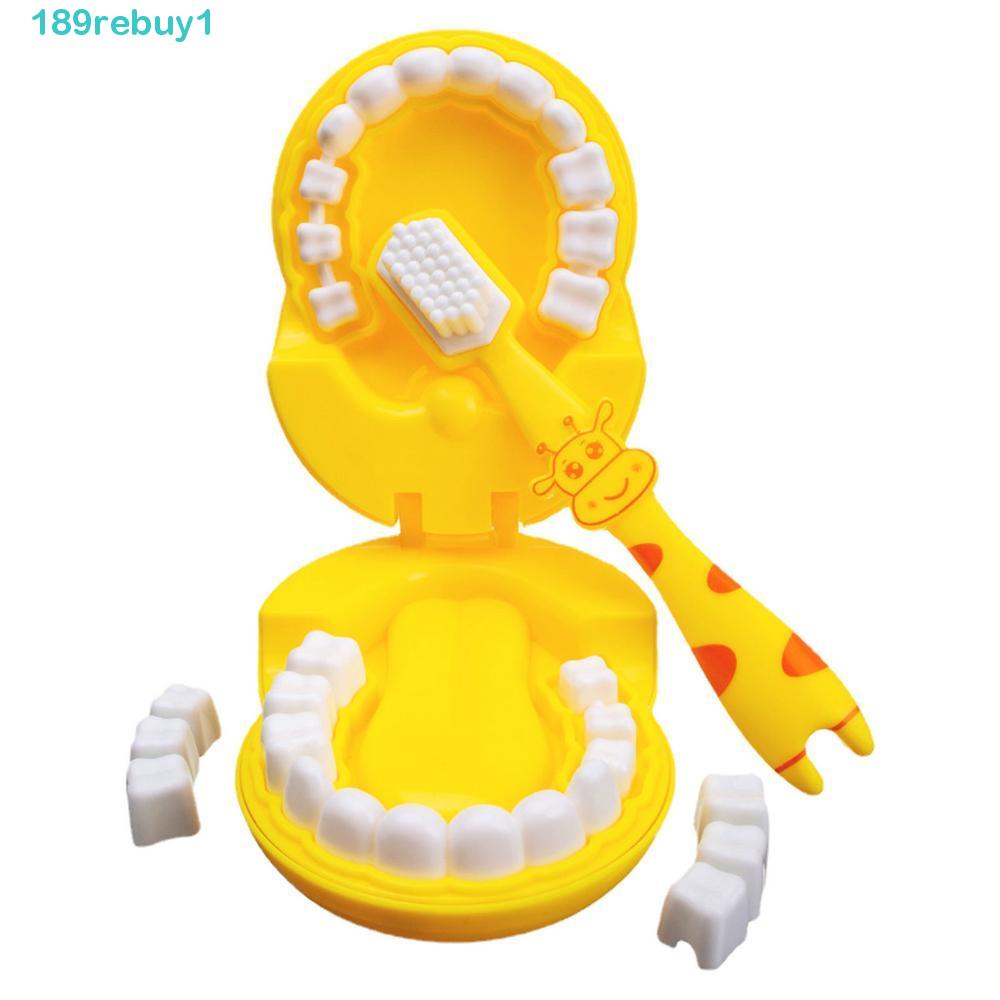 Bộ Đồ Chơi Mô Hình Hươu Cao Cổ Giáo Dục Sớm Cho Bé Nhận Biết Răng Miệng REBUY1