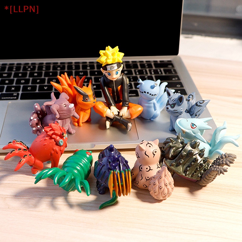 Set 11 Mô Hình Nhân Vật Phim Naruto Và Quái Vật Kích Thước 5-8cm