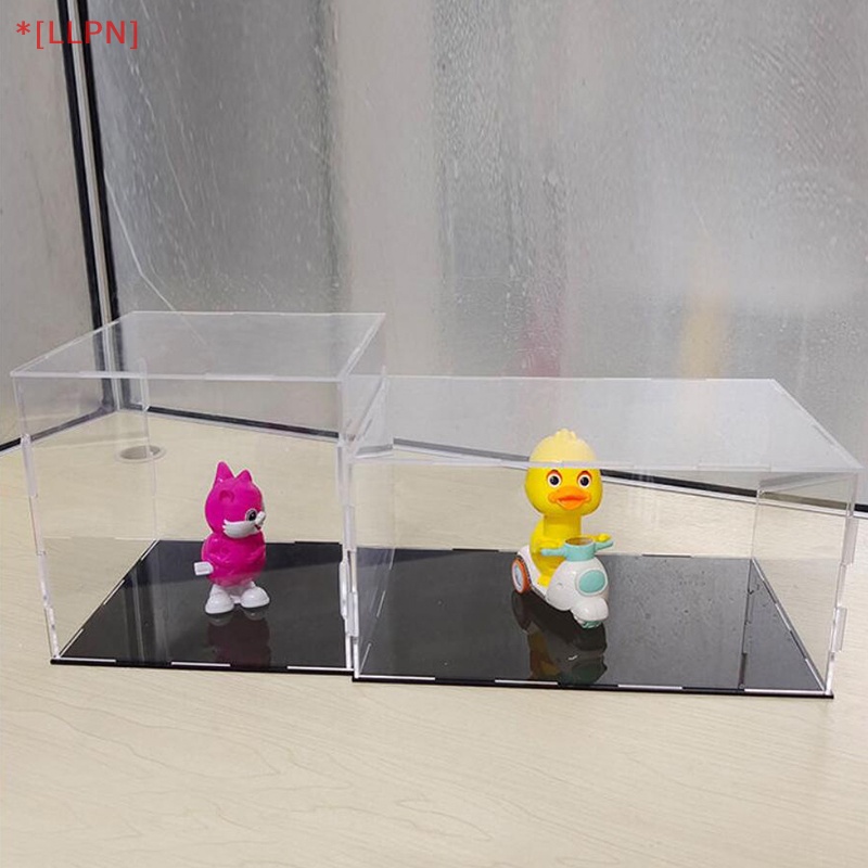 [loyaltysun] Hộp Đựng Mô Hình Xe Hơi Đồ Chơi Thủ Công Bằng Acrylic Trong Suốt Chống Bụi Sáng Tạo Có Giá Đỡ Trưng Bày