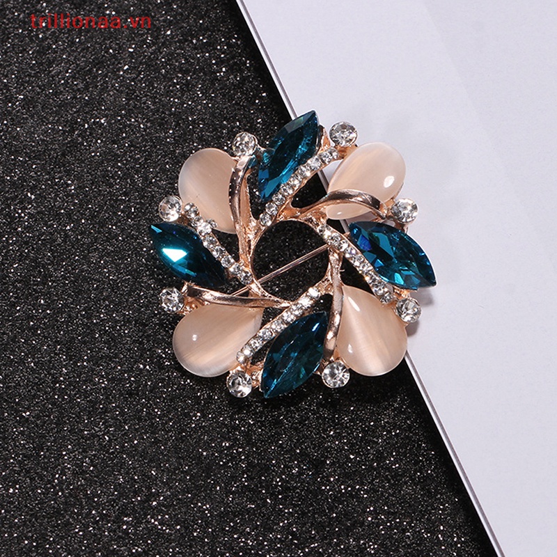 Trillionaa 1 Trâm Cài Áo Hình Bauhinia Pha Lê Thời Trang Mới Cho Nữ VN
