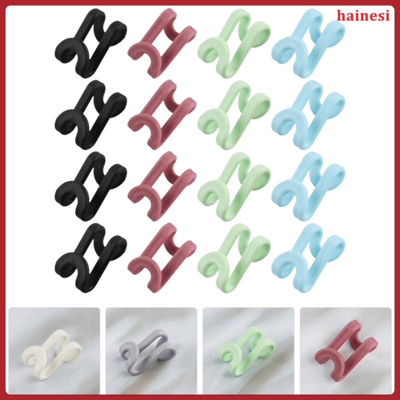 Set 24 Móc Nhựa Treo Quần Áo Tiết Kiệm Không Gian