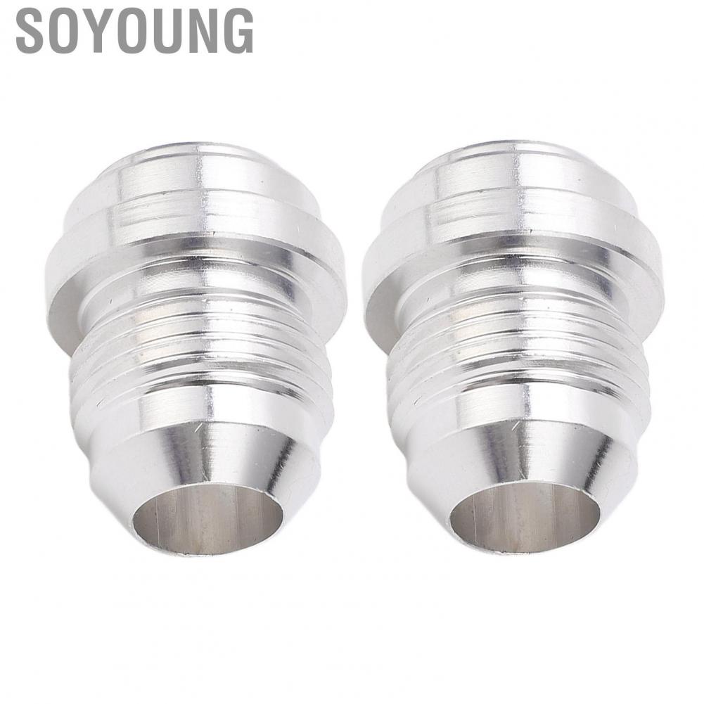 Soyoung Aluminum Alloy Male Billet Easy Locating Welding Universal for Auto Performance Fuel Lines