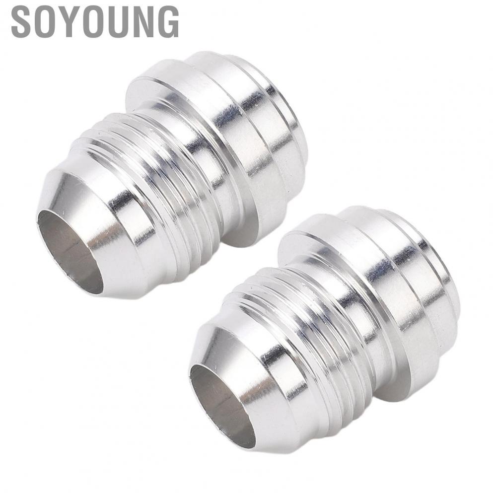 Soyoung Aluminum Alloy Male Billet Easy Locating Welding Universal for Auto Performance Fuel Lines
