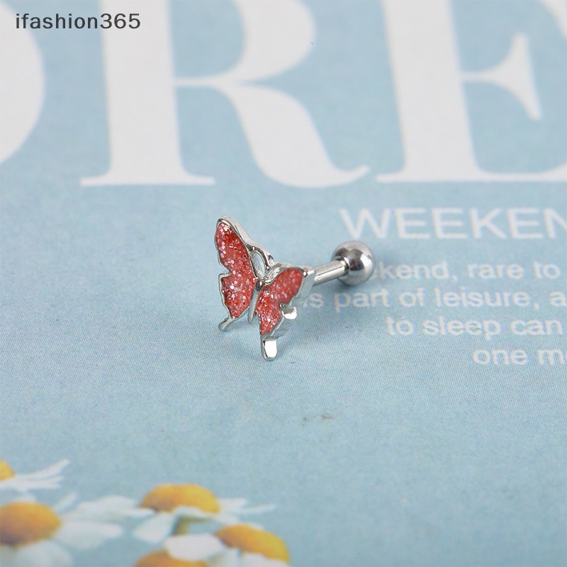 Phụ Kiện Trang Trí Móng / Rốn Hình Bướm Xoắn Ốc Nhiều Màu Thời Trang Dành Cho Nữ ifashion365