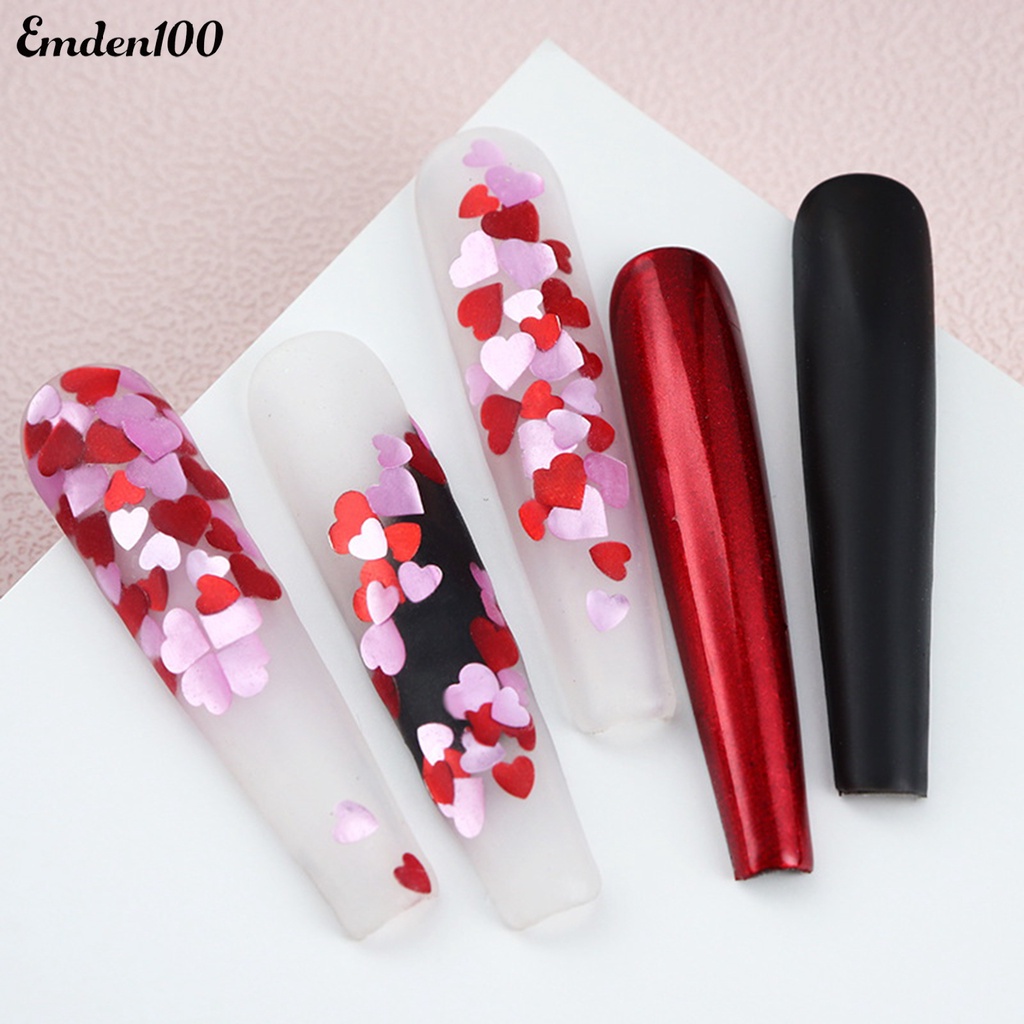 1 Hộp Phụ Kiện Trang Trí Móng Tay Lấp Lánh 6 Ngăn