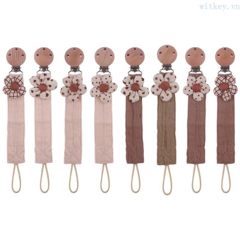 Dây Kẹp Giữ Núm Vú Giả Di Động Dễ Thương Cho Bé Trai / Gái