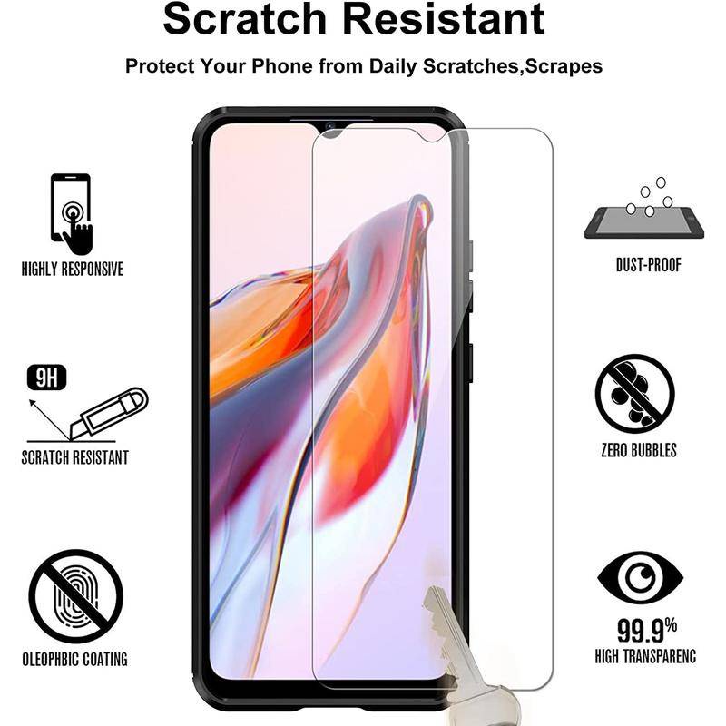 Set 3 Kính Cường Lực Chống Cháy Nổ Cho Xiaomi Redmi Redmi 10X Pro 9A 9i Redmi 11 Prime 10 9 Power 12C 12 10C 10A 9AT 9C A2 + A2 A1 + A1 9T