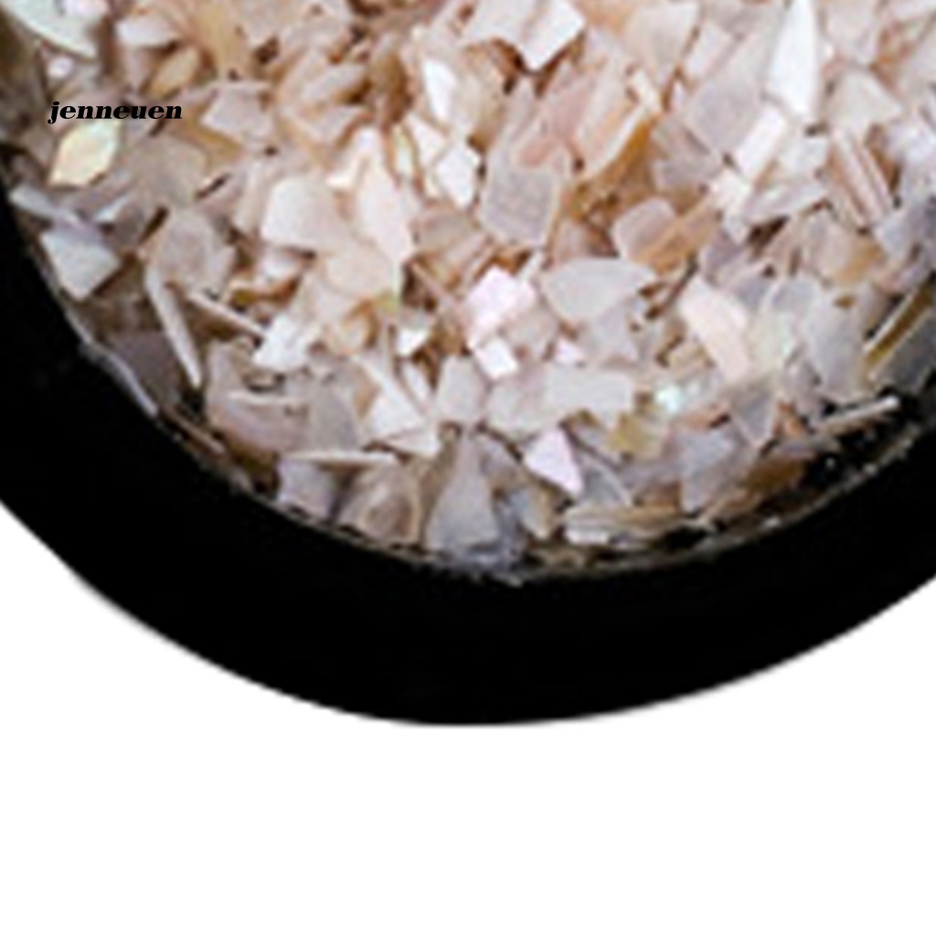 1 Hộp Phụ Kiện Trang Sức Trang Trí Móng Tay Nhiều Màu Mini Dễ Tẩy Vỏ Sò Siêu Mỏng