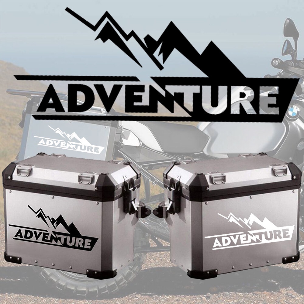 Nhãn Dán Trang Trí Vali Hành Lý / Xe Mô Tô Chống Thấm Nước Chống Nắng In Chữ Adventure