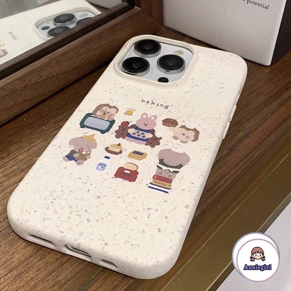 Ốp Điện Thoại Chất Liệu Thân Thiện Với Môi Trường Họa Tiết Động Vật Cho iPhone 14 Pro Max 11 12 13 Pro Max XR XS 8 7Plus