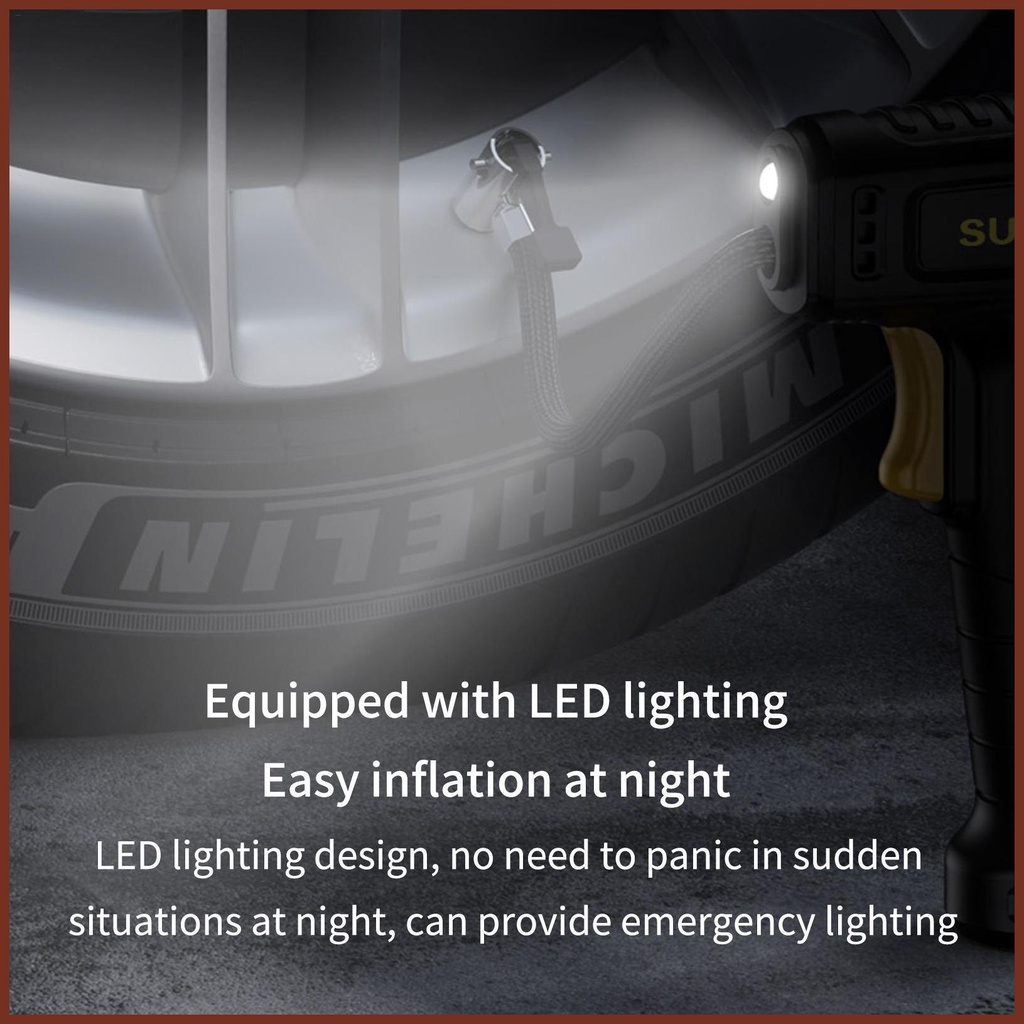 Dụng Cụ Bơm Hơi Lốp Xe Đa Năng Tiện Dụng Cho Xe Hơi / Xe Máy