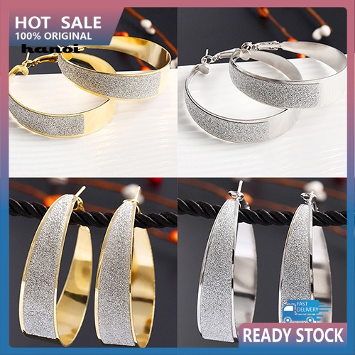 Khuyên Tai Nữ Hình Tròn Thời Trang Cá Tính