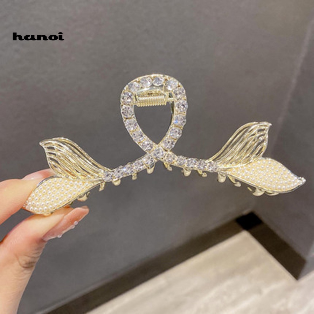 Kẹp Tóc Hình Đuôi Cá Đính Ngọc Trai Giả Sang Trọng