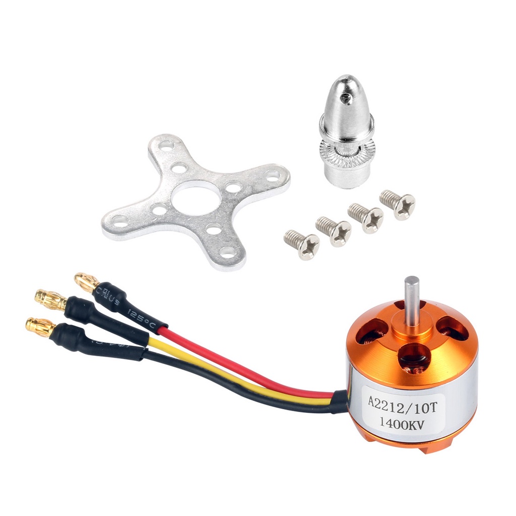 Động Cơ Không Chổi Than A 2212 A2212 1400KV Kèm Ngàm 10T RC / KKmulticopter 4 Trục Cho Máy Bay Điều 