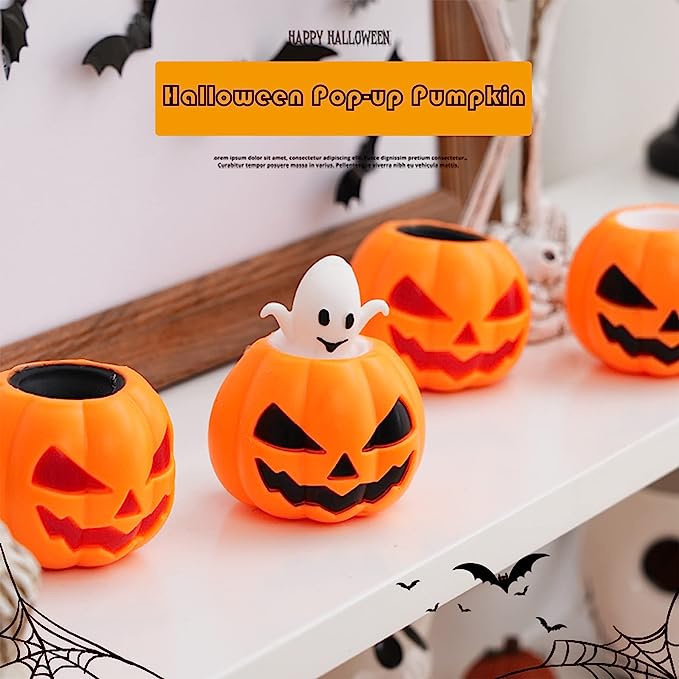 Bóng Cao Su Hình Ma Bí Ngô Trang Trí Halloween