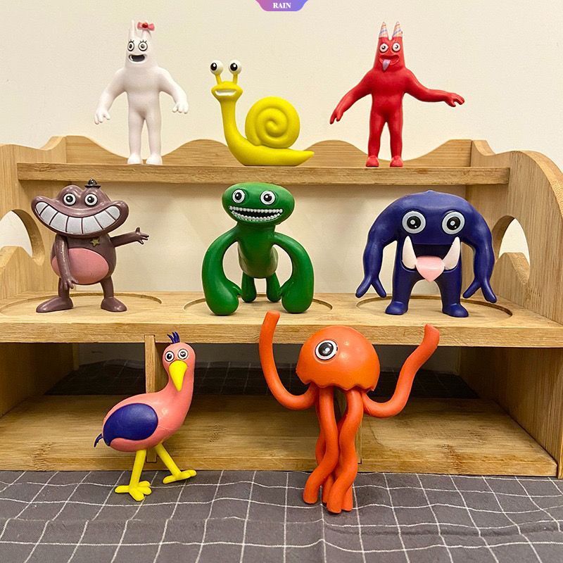 Set 8-9 Tượng Nhân Vật Anime Garten Of Banban Horror Bằng Pvc