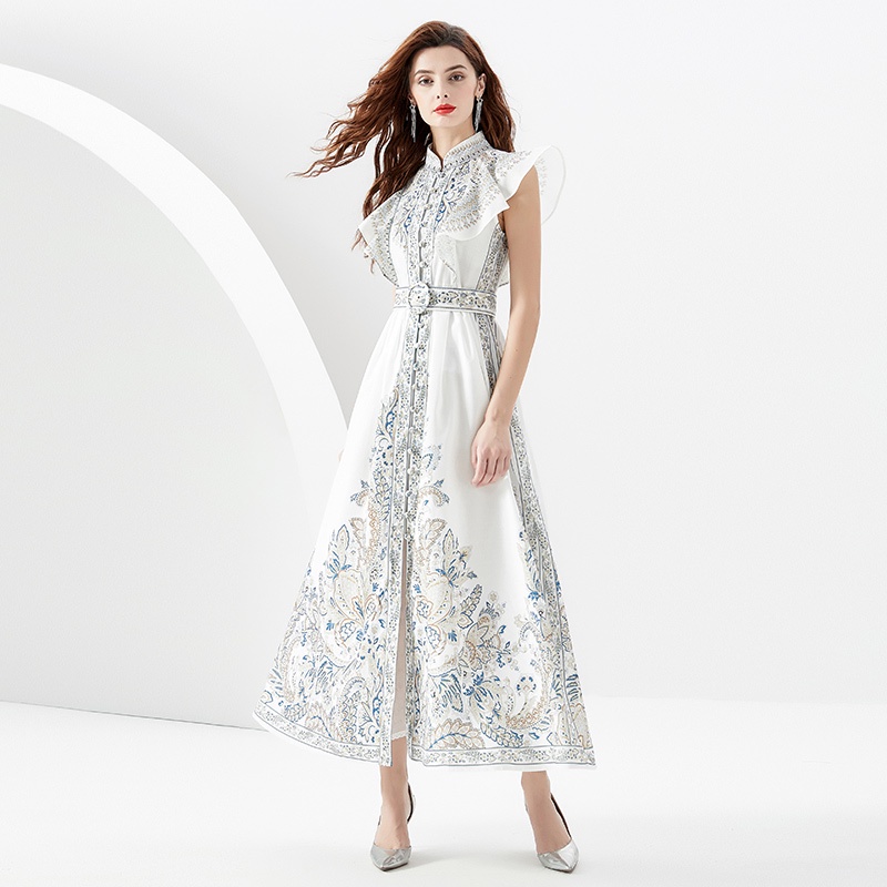 Đầm Maxi Phong Cách Retro 20237