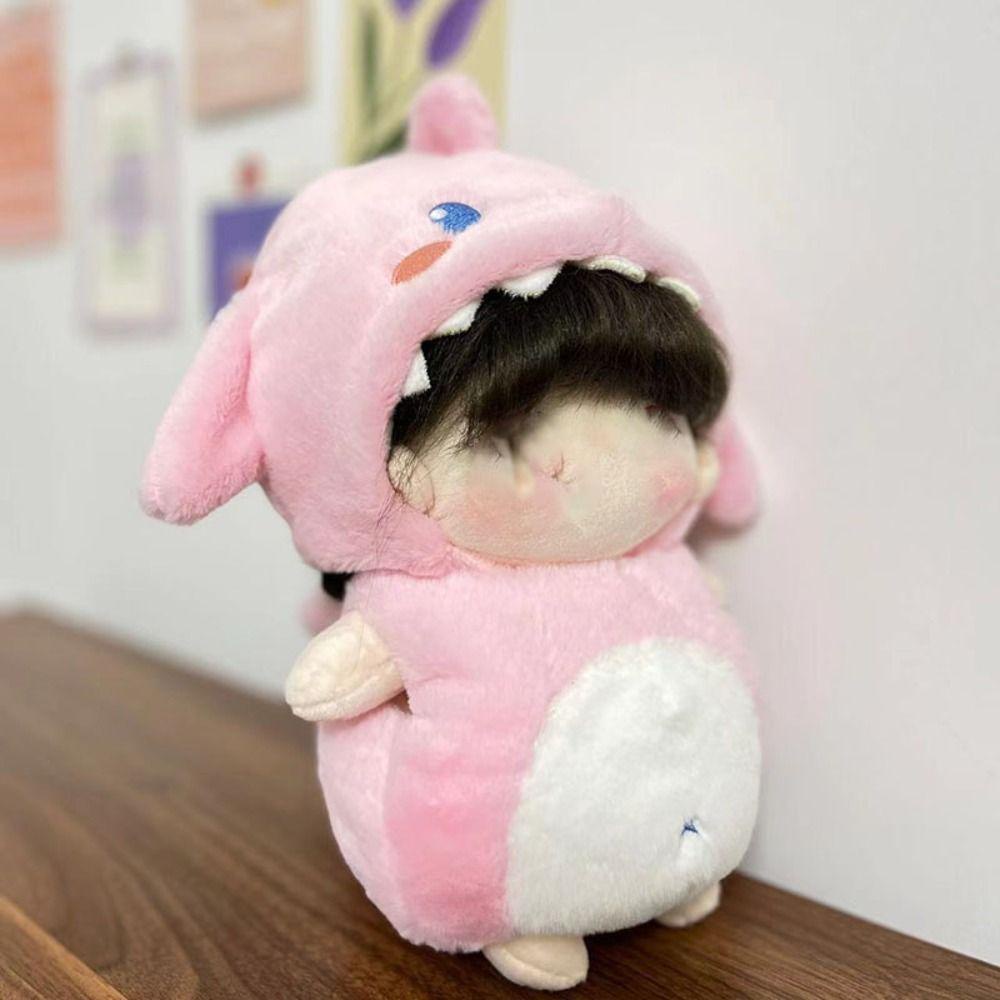 Bộ Áo Liền Quần Mini 20cm Bằng Vải Bông Hình Động Vật Cho Búp Bê UUMIR