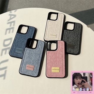 Bao Da Điện Thoại Denim Chất Lượng Cao Bảo Vệ Cho iPhone 14 Pro Max iPhone 13 12 11 Pro Max
