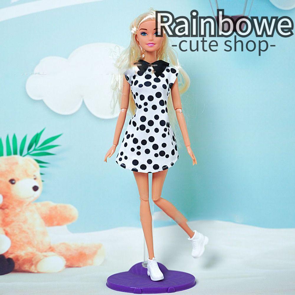 Bộ Trang Phục Màu Cầu Vồng Thời Trang Dành Cho Búp Bê 30CM