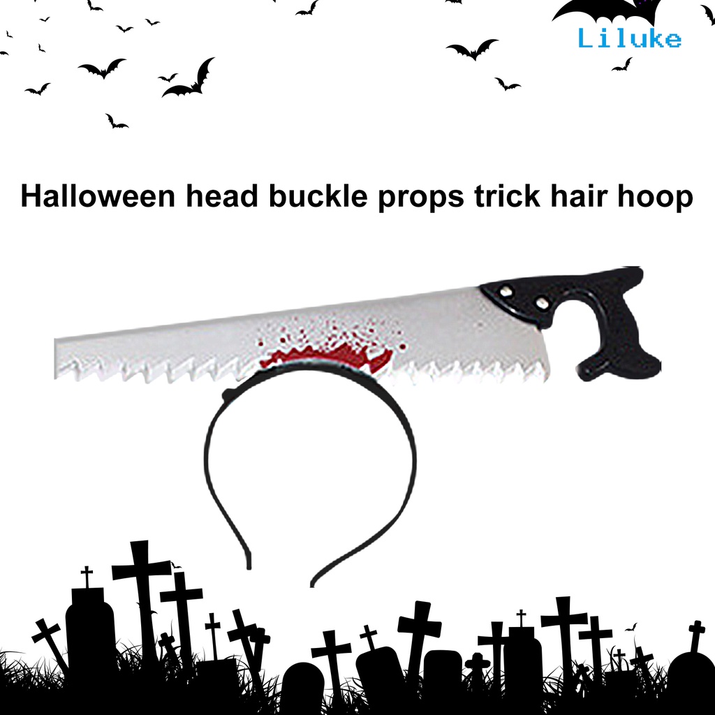 Băng Đô Cài Tóc Co Giãn Bằng Nhựa Hình Kinh Dị Vui Nhộn