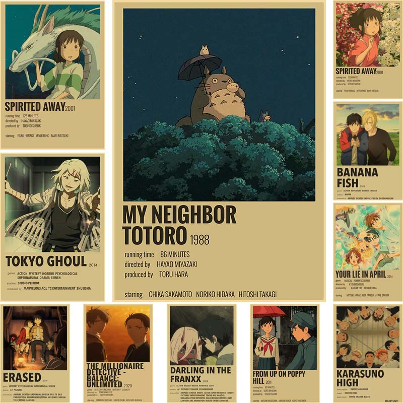 Poster Phim Hoạt Hình tokyo Ghoul 42x30cm Trang Trí Nhà Cửa