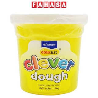 Bột nặn clever dough 56g - colokit md-c008 - màu trắng